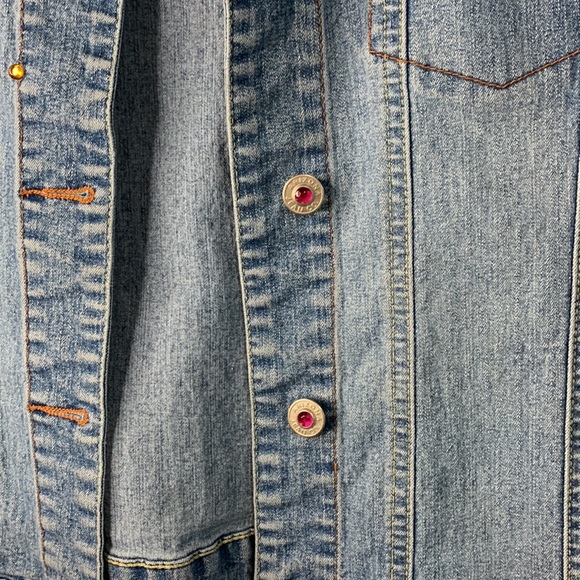 Arizona Jean Co. Denim Jacket women’s sz XL - Picture 5 of 8